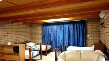 3 slaapkamers, een bureau, een strijkplank/strijkijzer, gratis wifi