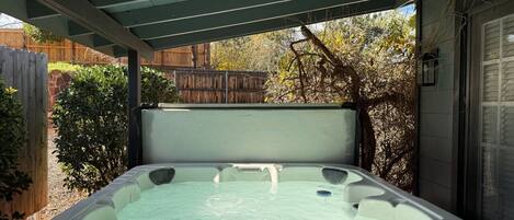 Idromassaggio all'aperto