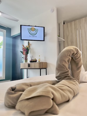 1 Schlafzimmer, Bügeleisen/Bügelbrett, Reisekinderbett, kostenloses WLAN