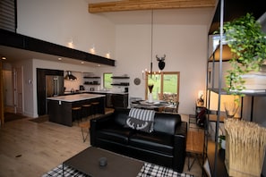 Fernseher, Kamin