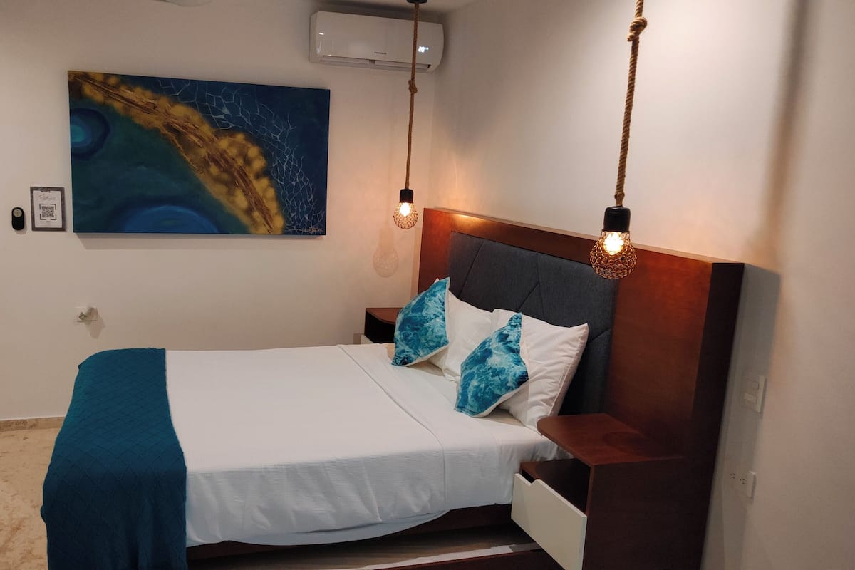 Apartamento executivo | 1 quarto, roupas de cama de algodão egípcio, roupas de cama premium