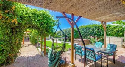 Summer at Safari Bay Hideaway-pet friendly yard!