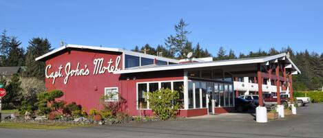 Majoituspaikan julkisivu