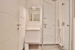 Shower, hair dryer
