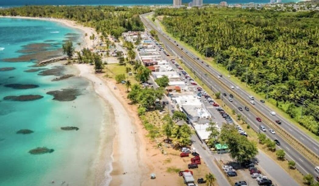 Sun loungers, beach towels