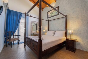 4 chambres, coffre-fort, fer et planche à repasser