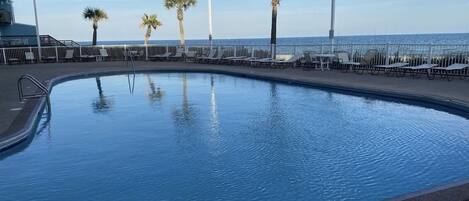 Indoor pool, outdoor pool