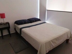 1 غرفة نوم وواي فاي وملاءات أسرّة