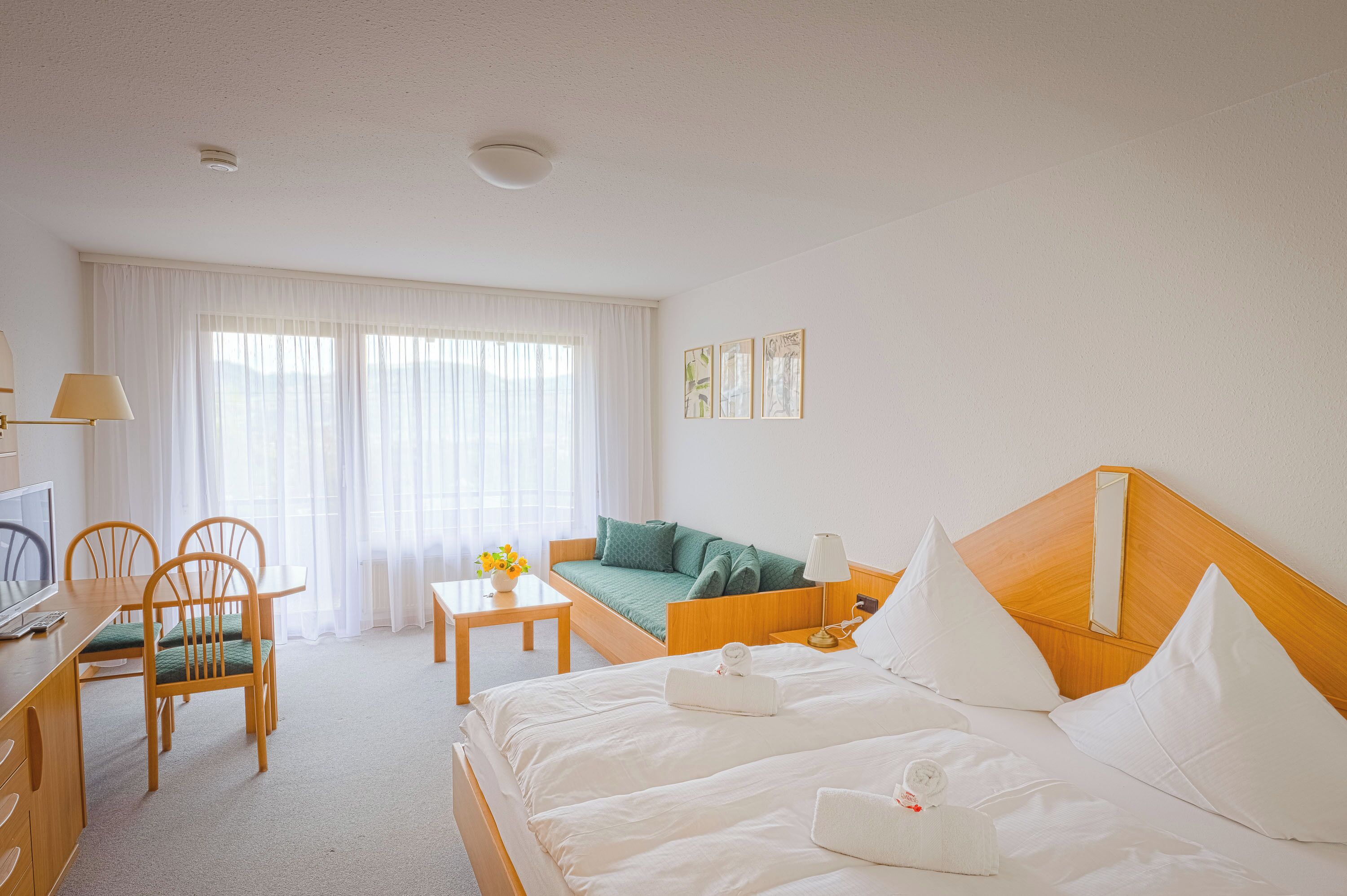 Gratis wifi, beddengoed