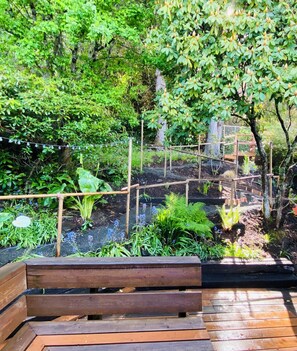 Back Deck outside King Bedroom.