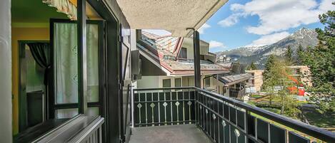 Familienapartment, 1 Schlafzimmer, Balkon (Appartamento Pian dei Larici) | Balkon