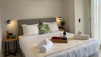 Pillow-top beds, in-room safe, blackout curtains, iron/ironing board