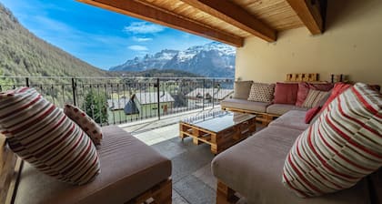Hotel Apartment "Residence Larice Bianco N6" with Mountain View, Shared Terrace & Wi-Fi