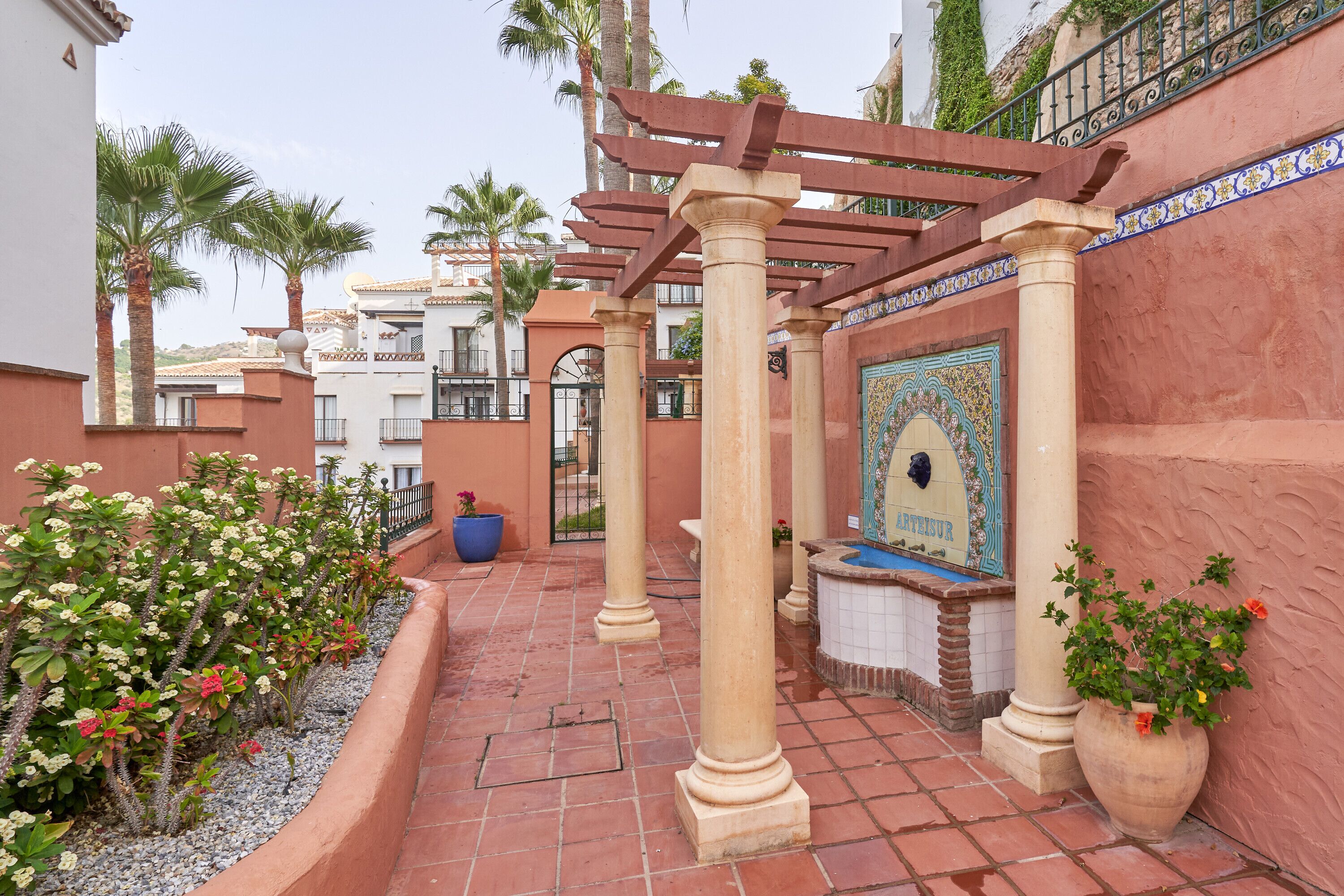 Enceinte de l’hébergement