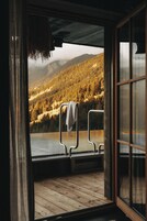 Habitación triple panorámica | Terraza o patio