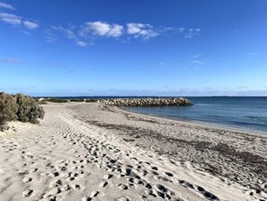 On the beach