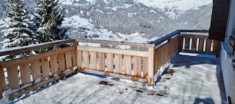 Large chalet for 11, 4 rooms, South, near ski