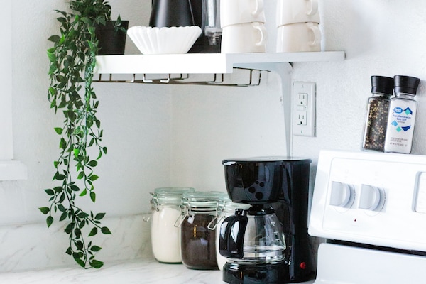 Wake up to a fresh pot at our coffee bar.