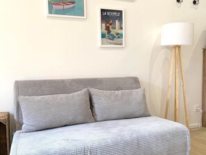 Desk, iron/ironing board, travel cot, free WiFi