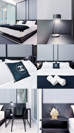 1 室のベッドルーム、ベッドシーツ