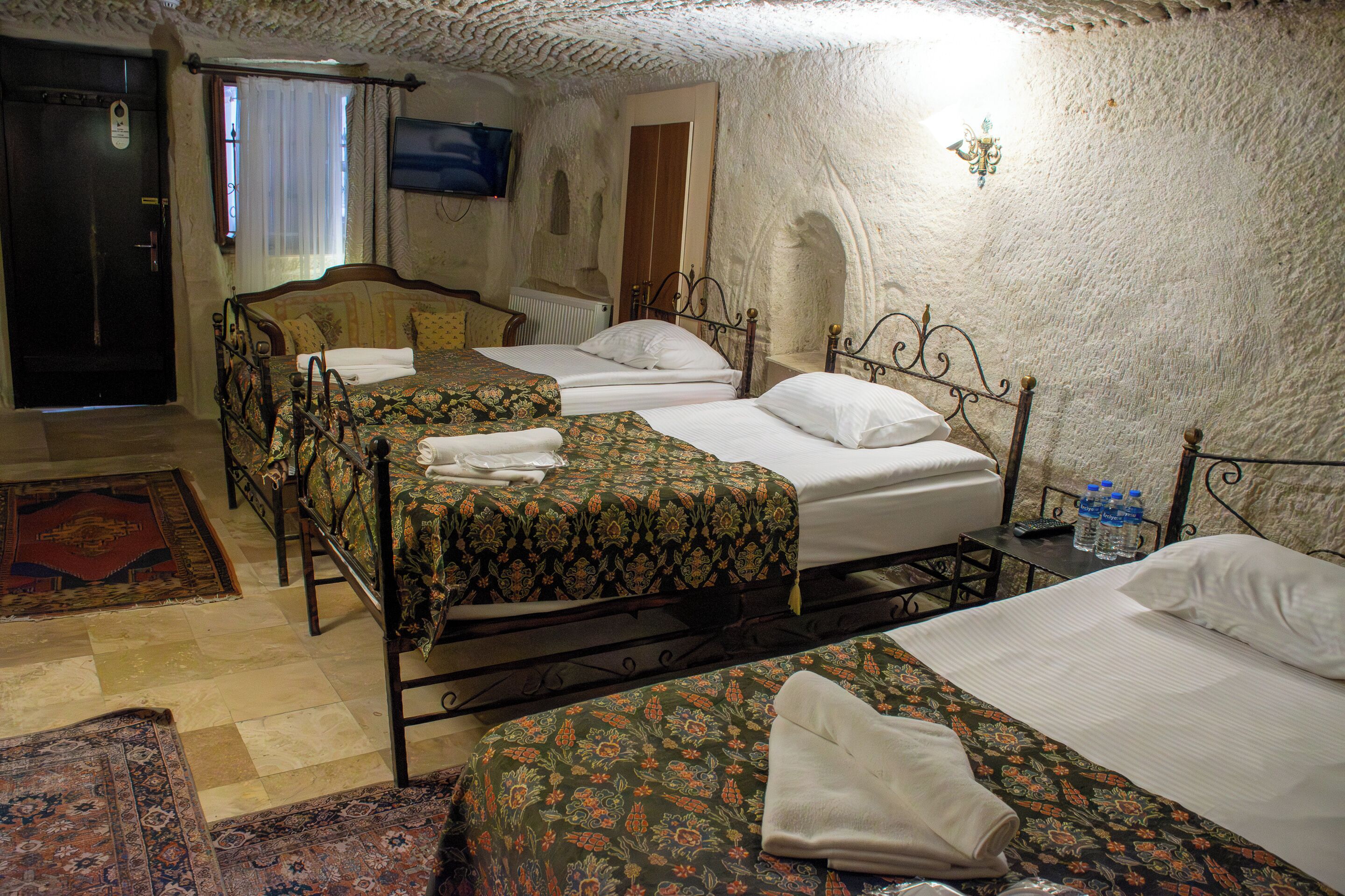 Presidential Quadruple Room, Multiple Beds, Ground Floor | Egyptian cotton sheets, premium bedding, down comforters