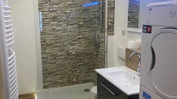 Towels, soap, toilet paper