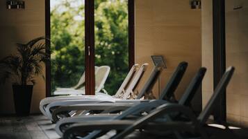 Indoor pool, outdoor pool