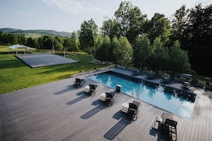 Indoor pool, outdoor pool