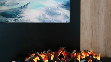 Apartament Sky Amber | Living area | Smart TV