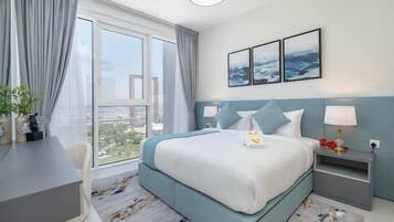 Lägenhet Superior | Värdeförvaringsskåp på rummet, strykjärn/strykbräda och gratis wi-fi