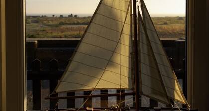 Beach Side Luxury Ground Floor Apartment With Private Garden and Parking