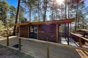Terrace/patio - Great Little Cabin! (Ruidoso)
