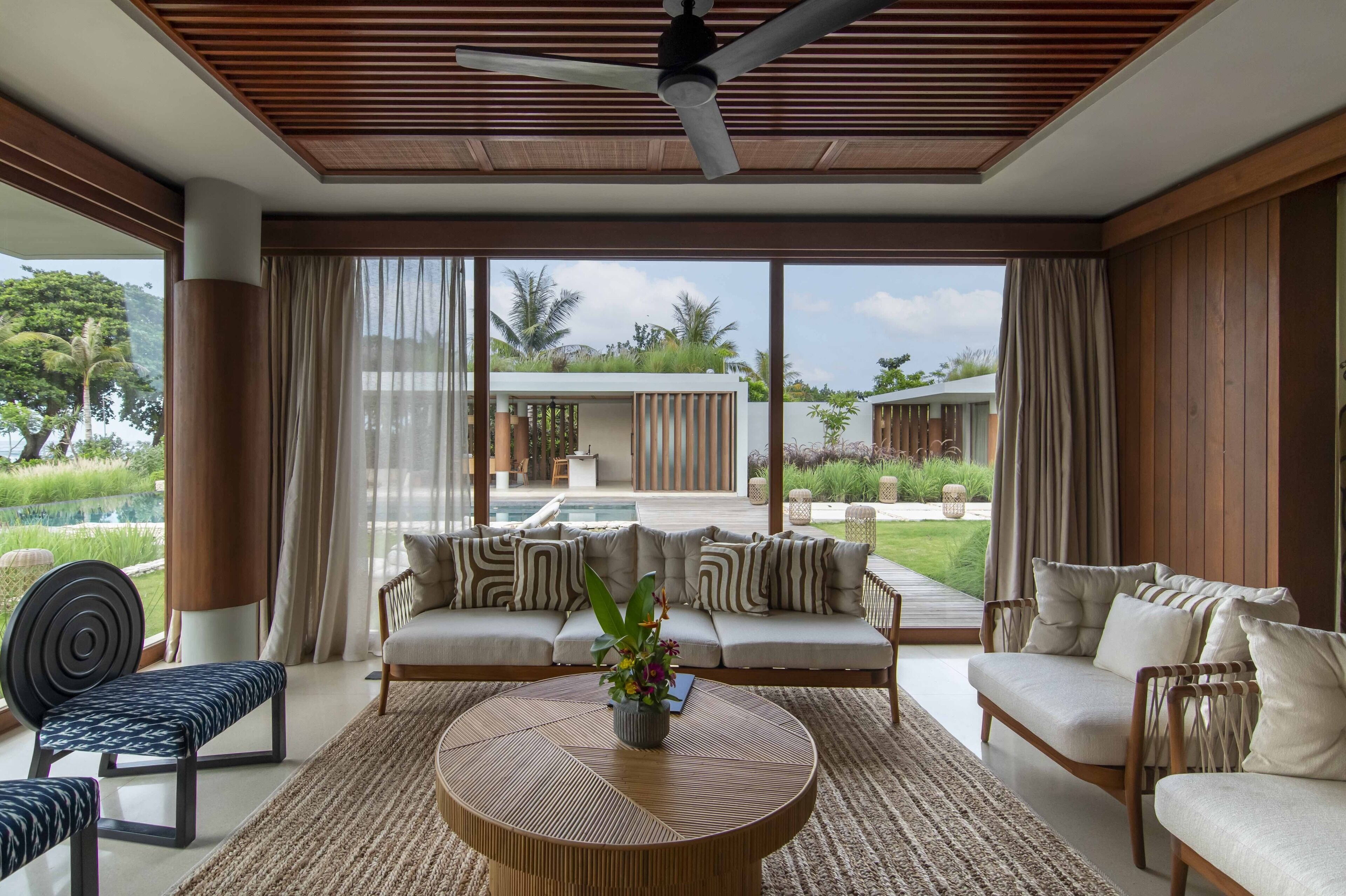 Vila, 3 kamar tidur, menghadap pantai (Ghan'nu) | Seprai premium, selimut bulu angsa, bantalan ekstra lembut, dan minibar