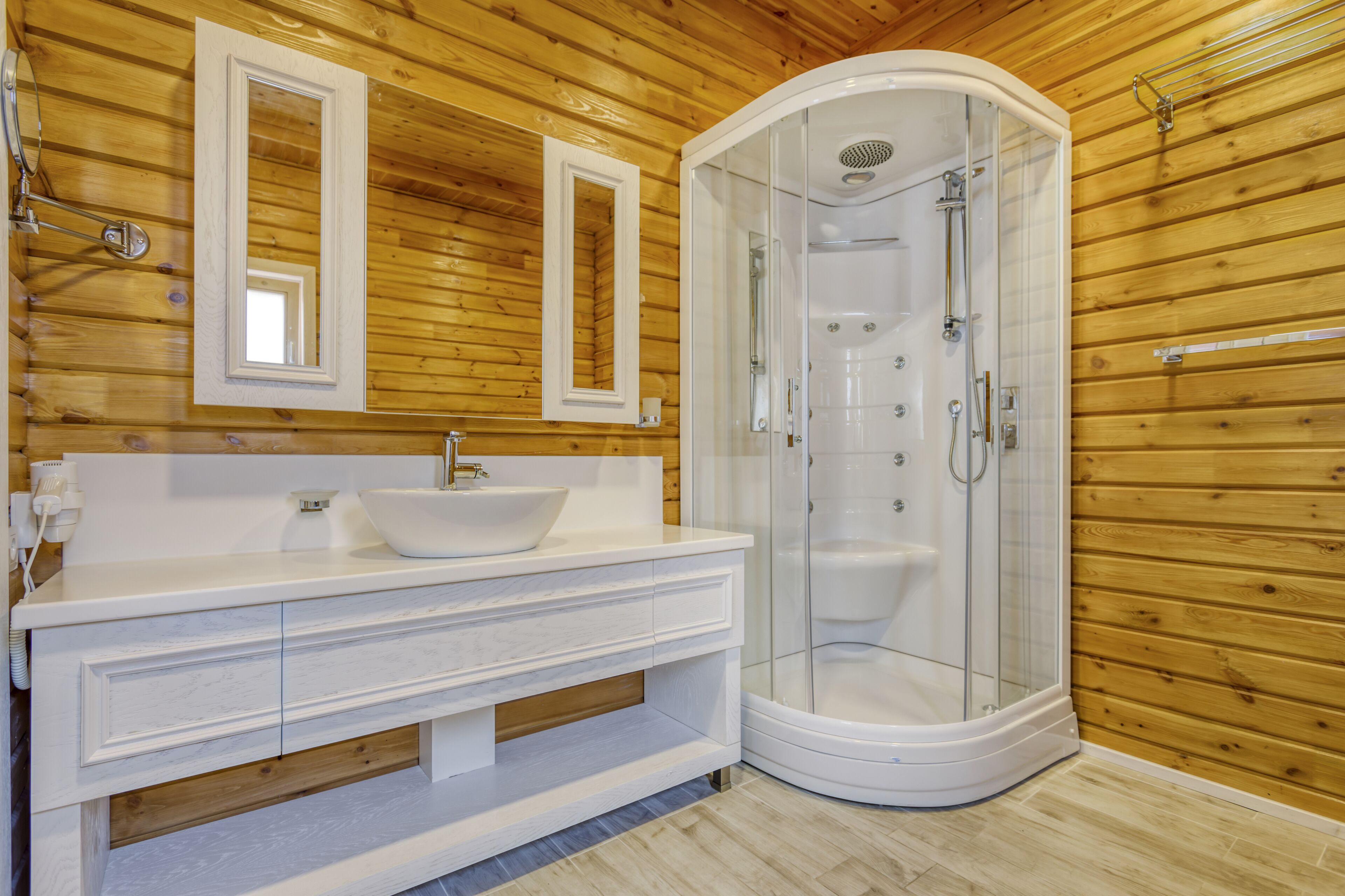 Deluxe-Villa, 5 Schlafzimmer, eigener Pool, Meerblick | Badezimmer