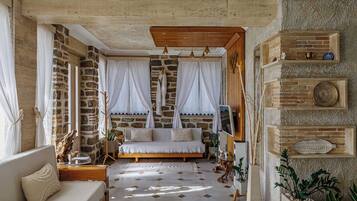 1 غرفة نوم ومكواة/لوح كي وواي فاي وملاءات أسرّة