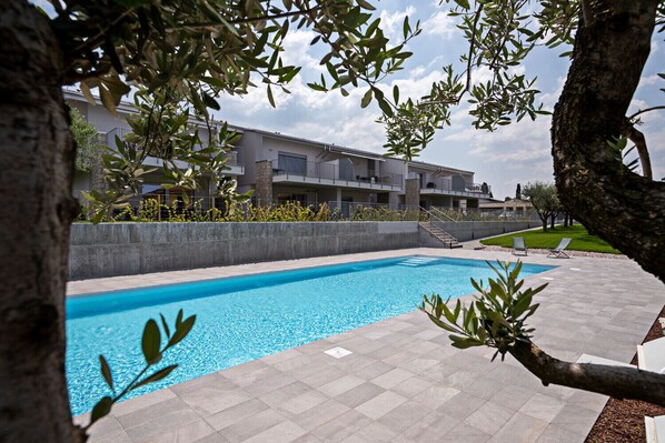 Pool - Regarda - Casa Erika with big terrace, swimming pool, wifi (Lazise)
