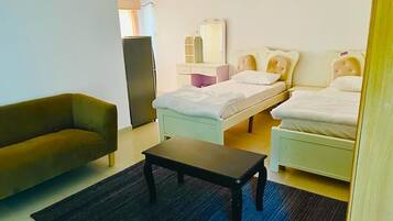 Apartemen Standar | 2 kamar tidur dan Wi-Fi gratis