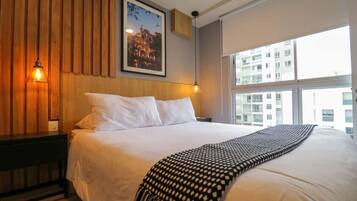 2 dormitorios, tabla de planchar con plancha, wifi y ropa de cama