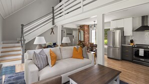 Huisje, 3 slaapkamers | Woonruimte | Smart-tv