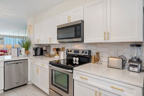 Fridge, microwave, oven, stovetop - Stunning Gulf Front Views, Hidden Dunes 2BR Gulf Front Miramar Beach! (Miramar Beach)