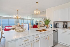 Fridge, microwave, oven, stovetop - Stunning Gulf Front Views, Hidden Dunes 2BR Gulf Front Miramar Beach! (Miramar Beach)