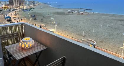 "Le Grand Bleu" Apartment Exceptional View 270° 1st Sea Line in village