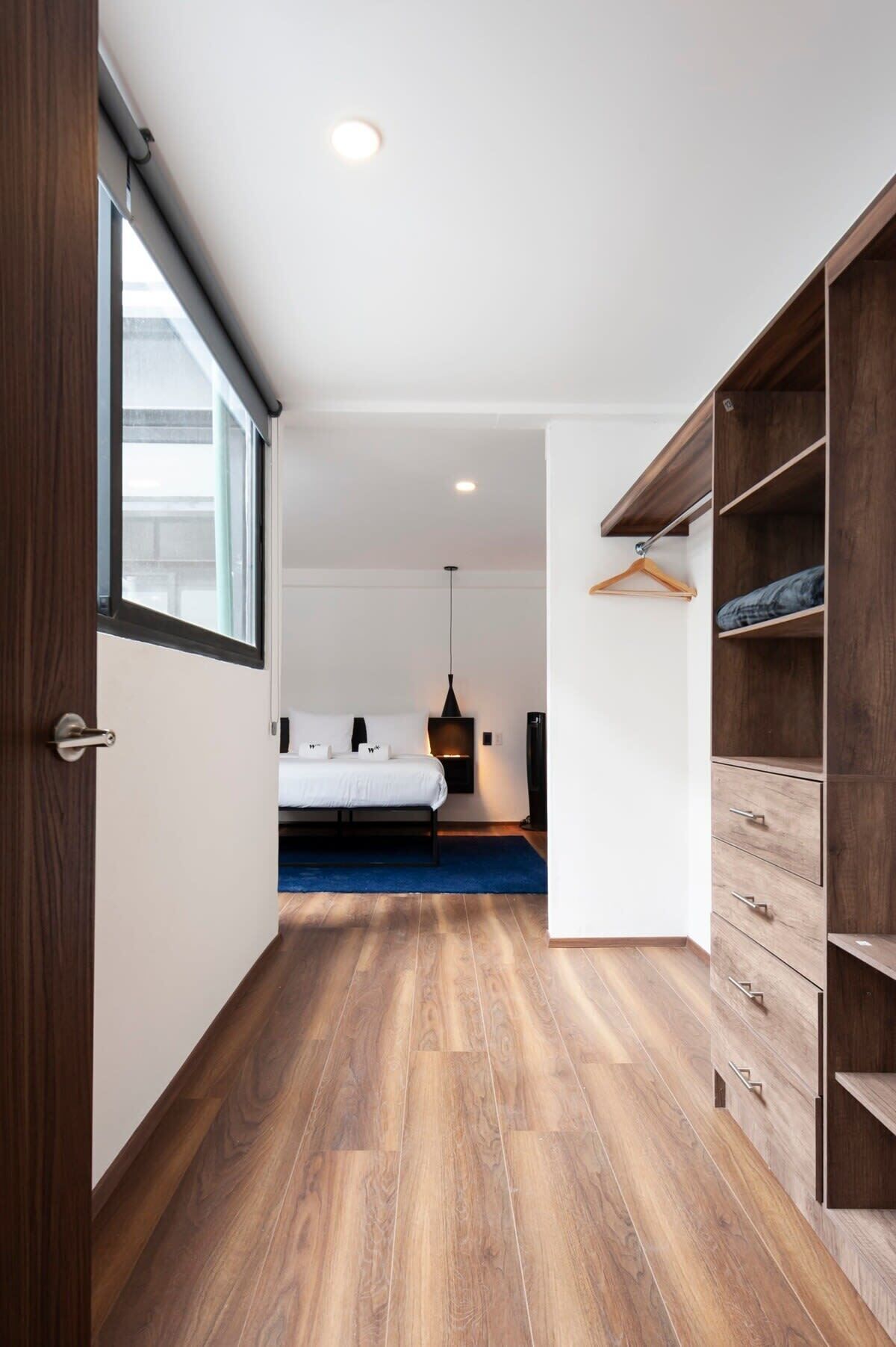 1 室のベッドルーム、アイロン / アイロン台、旅行用ベビーベッド、WiFi