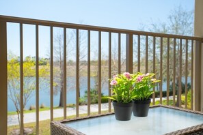 Uitzicht vanaf balkon