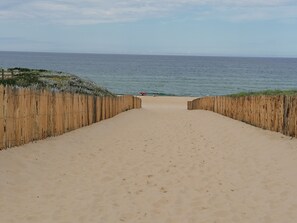 On the beach