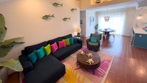 Apartment, 2 Bedrooms | Living area | DVD player