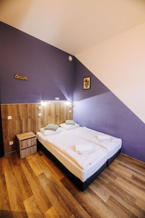 Private Room (2 Beds) - Private Bathroom | Premium bedding, individually decorated, individually furnished, desk
