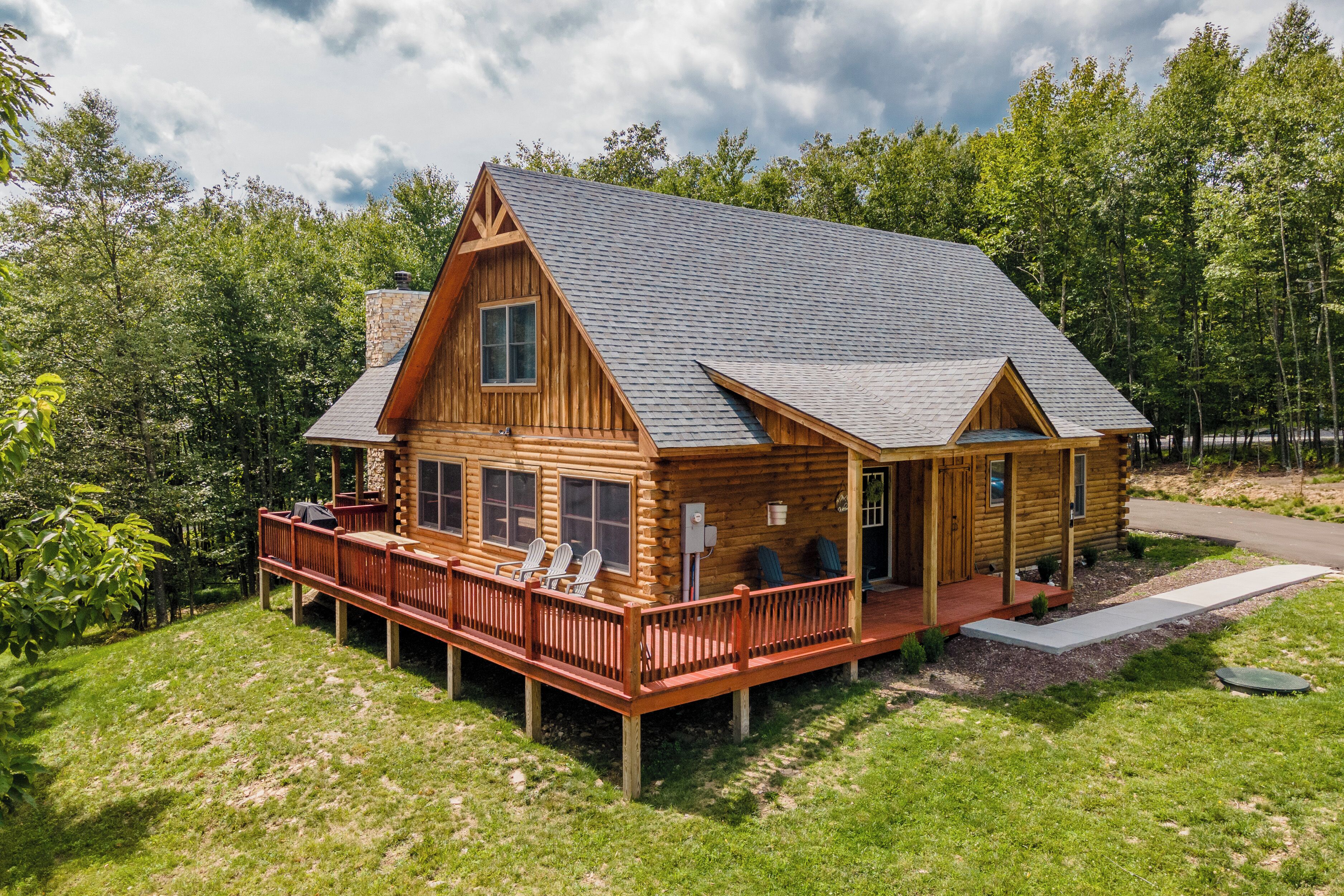 New! A Wild Mountain Lodge: Lake Area, Wood Fireplace, Gas Fireplace!