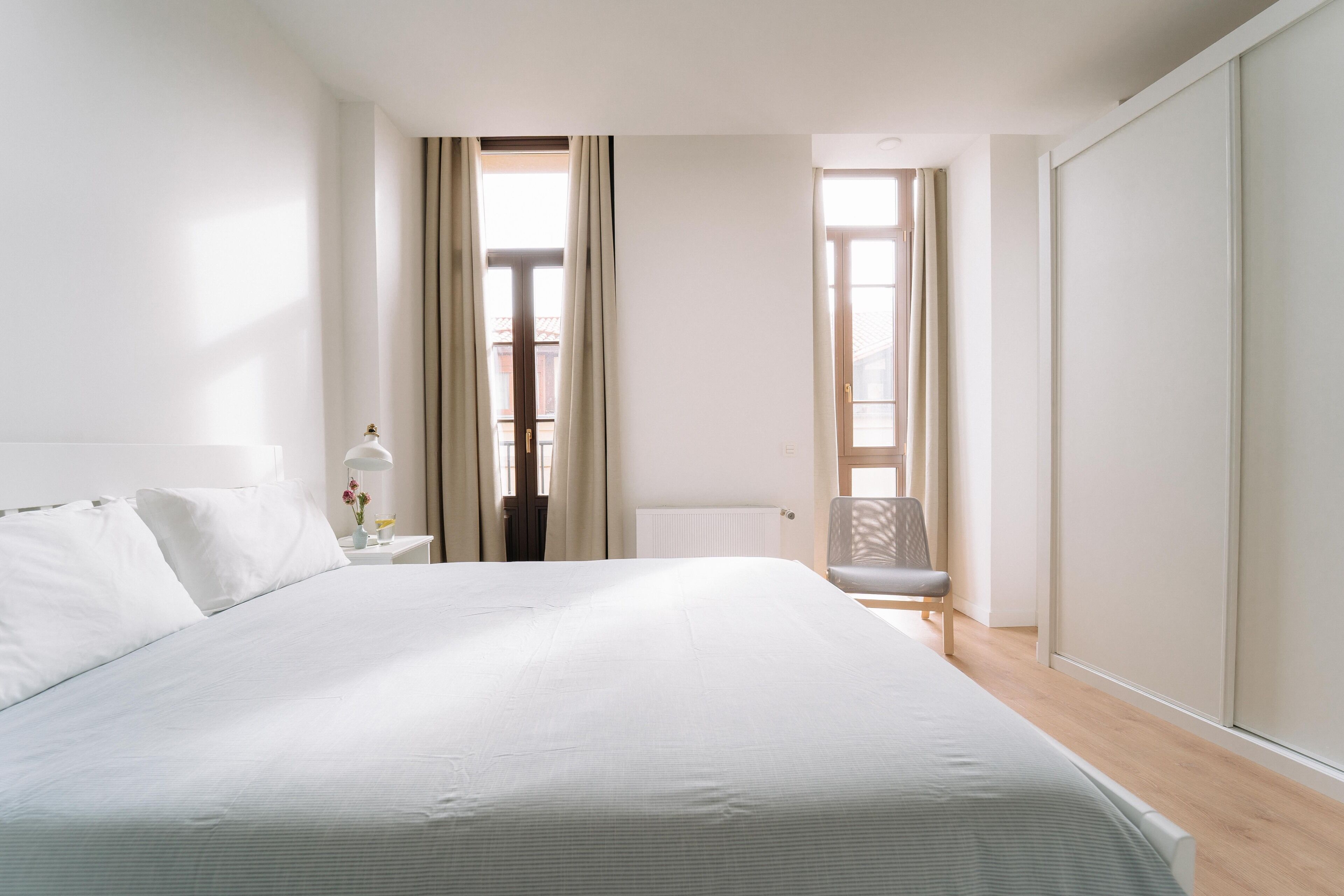 design duplex | down duvets, individually decorated, individually furnished, desk