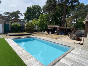 Una piscina riscaldata